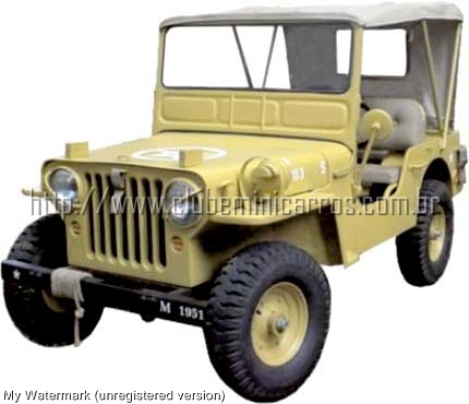 Mini Buggy Mini Willys Jeep M38 – 1951